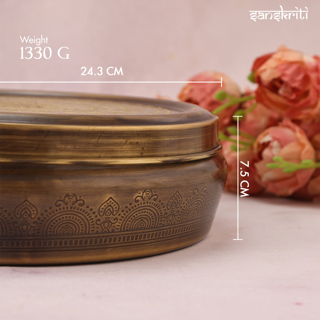 Brass Masala Box