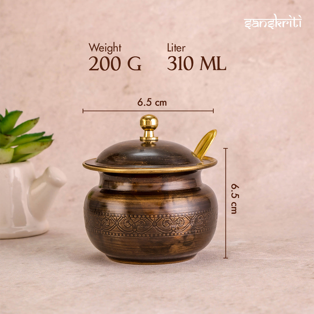 Brass Classic Ghee Pot