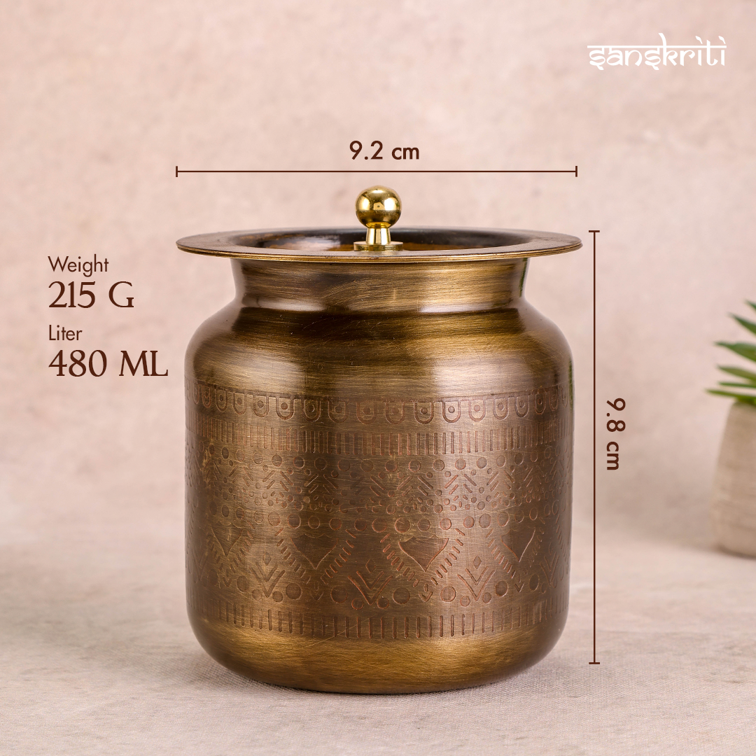 Brass Oil Pot