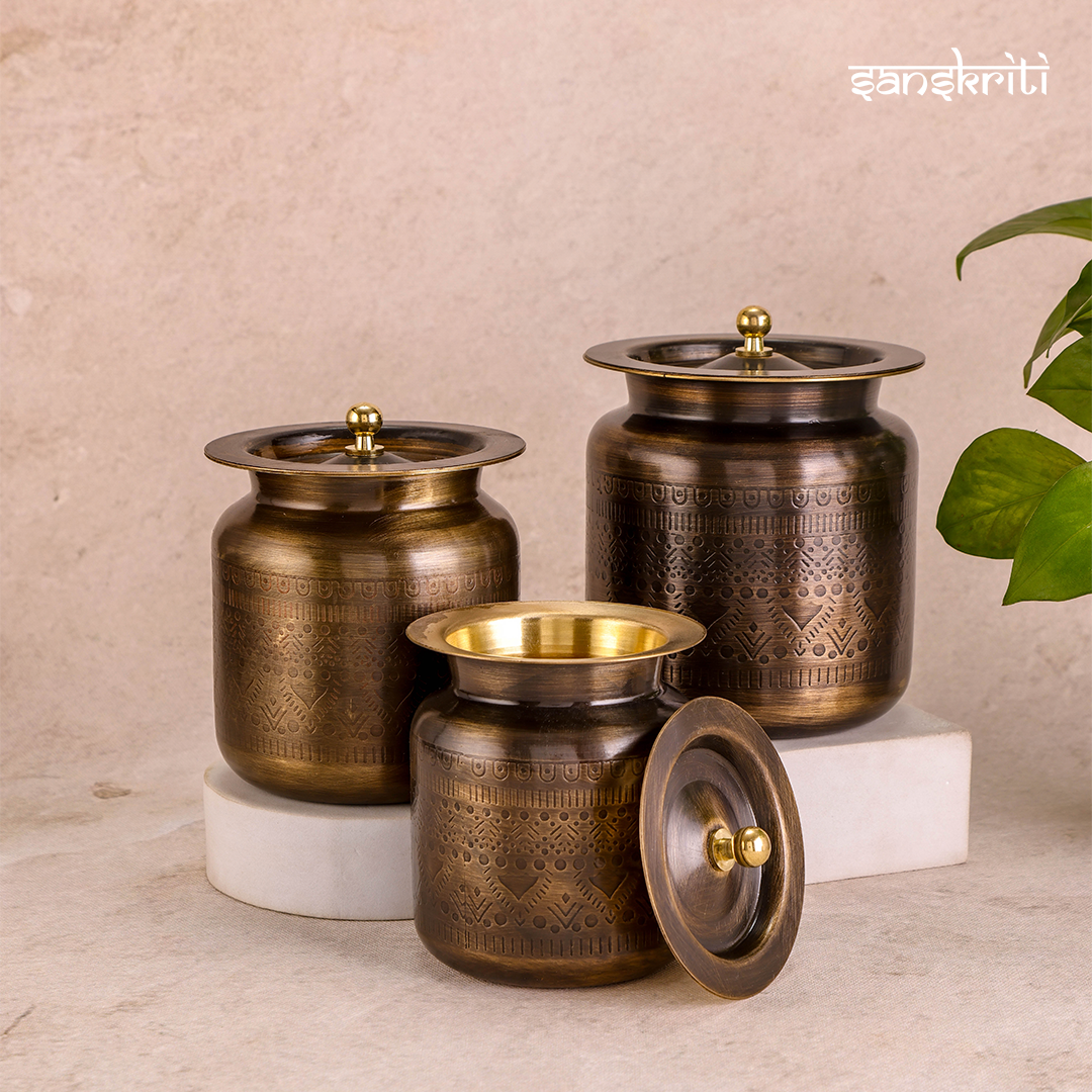 Brass Oil Pot