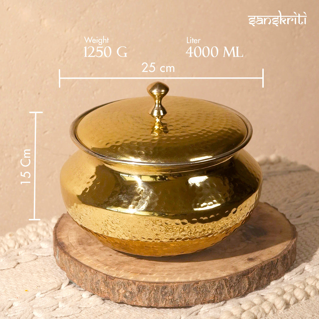 Brass Biryani Handi