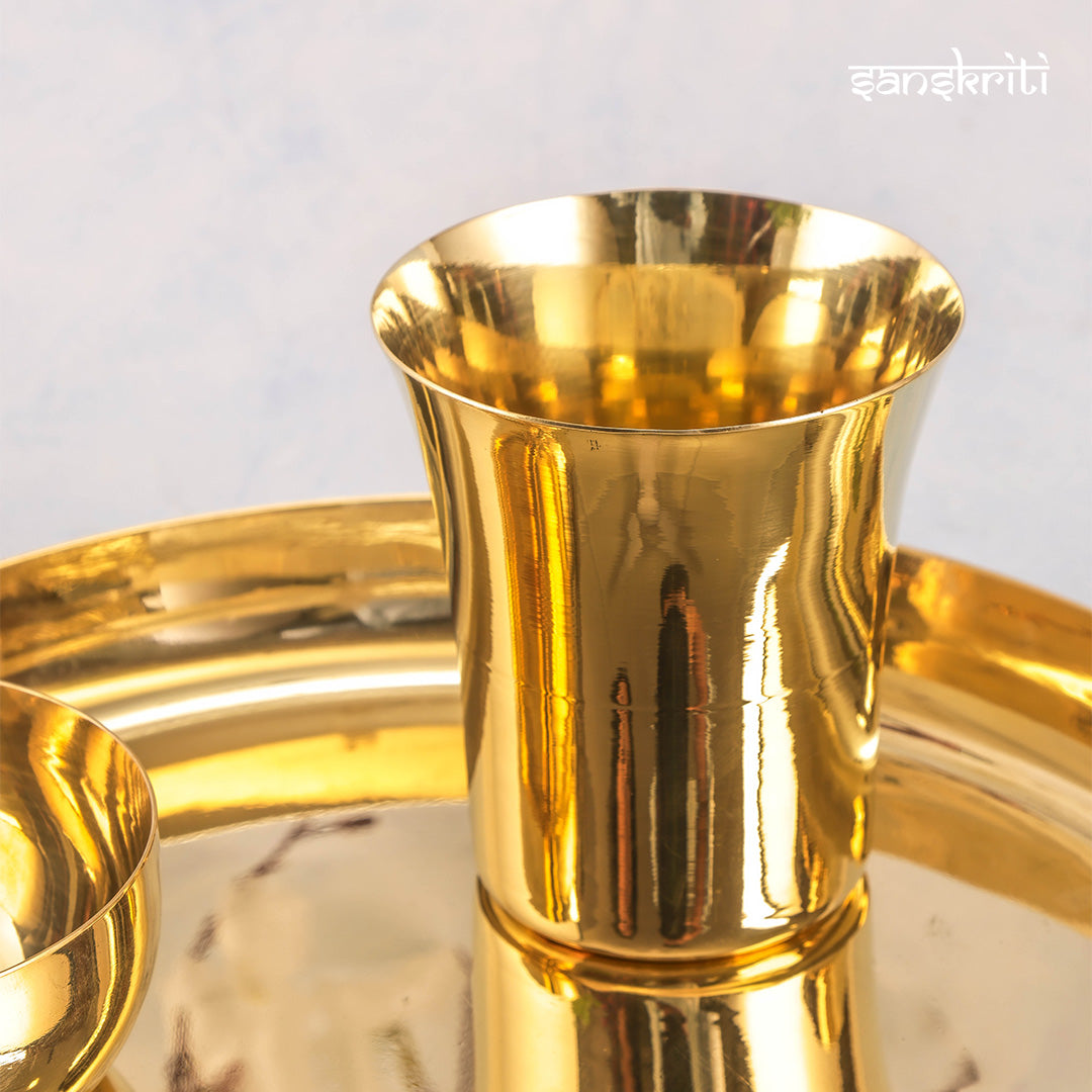 Brass Dinner Set