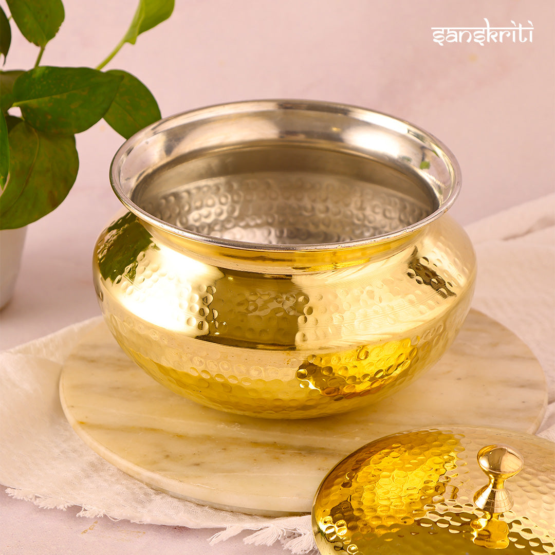 Brass Biryani Handi
