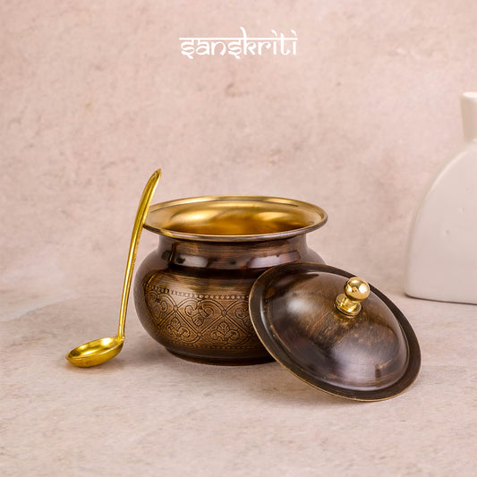 Brass Ghee Pot