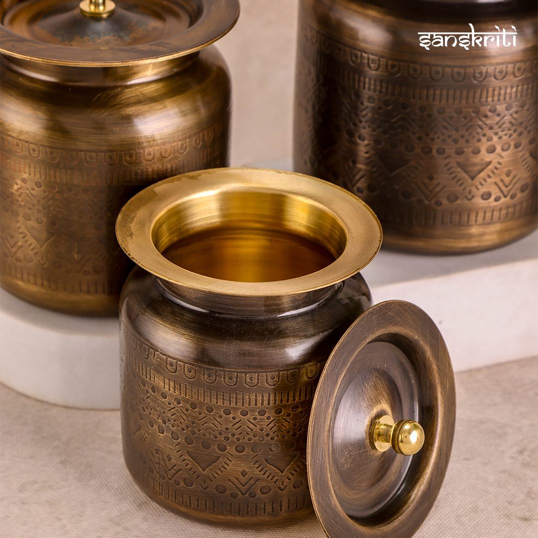 Brass Oil Pot